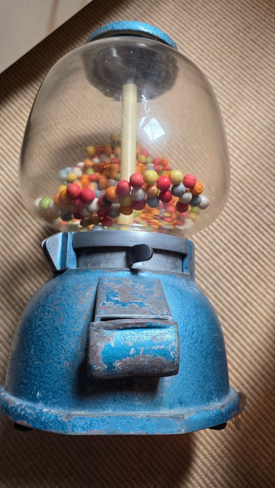 Vintage Martin Gledde Kauwgomballenautomaat met sleutel, Verzamelen, Automaten | Overige, Ophalen, Gebruikt