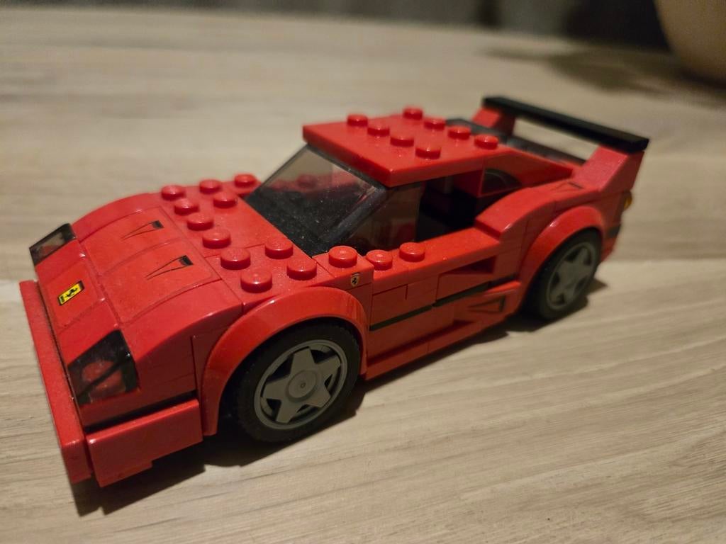 LEGO Ferrari F40 - Rode sportwagen bouwset, Ophalen of Verzenden, Gebruikt, Overige merken