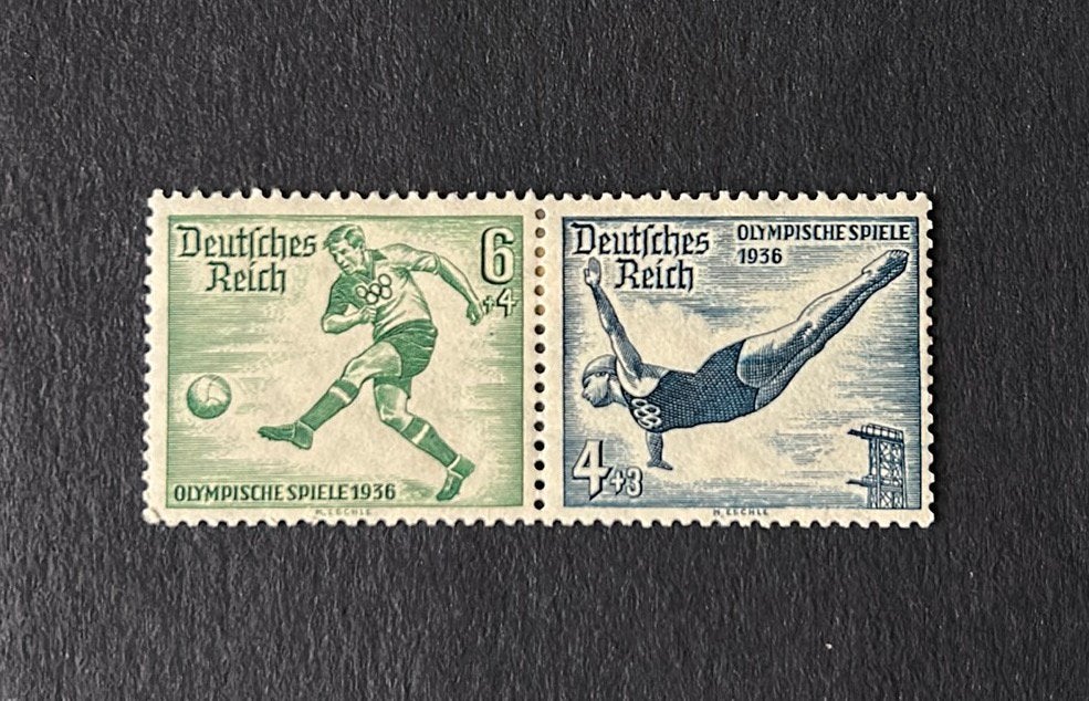 Deutsche Reich/Rijk zusammendrucke W105, Postzegels en Munten, Verzenden, Duitse Keizerrijk, Postfris