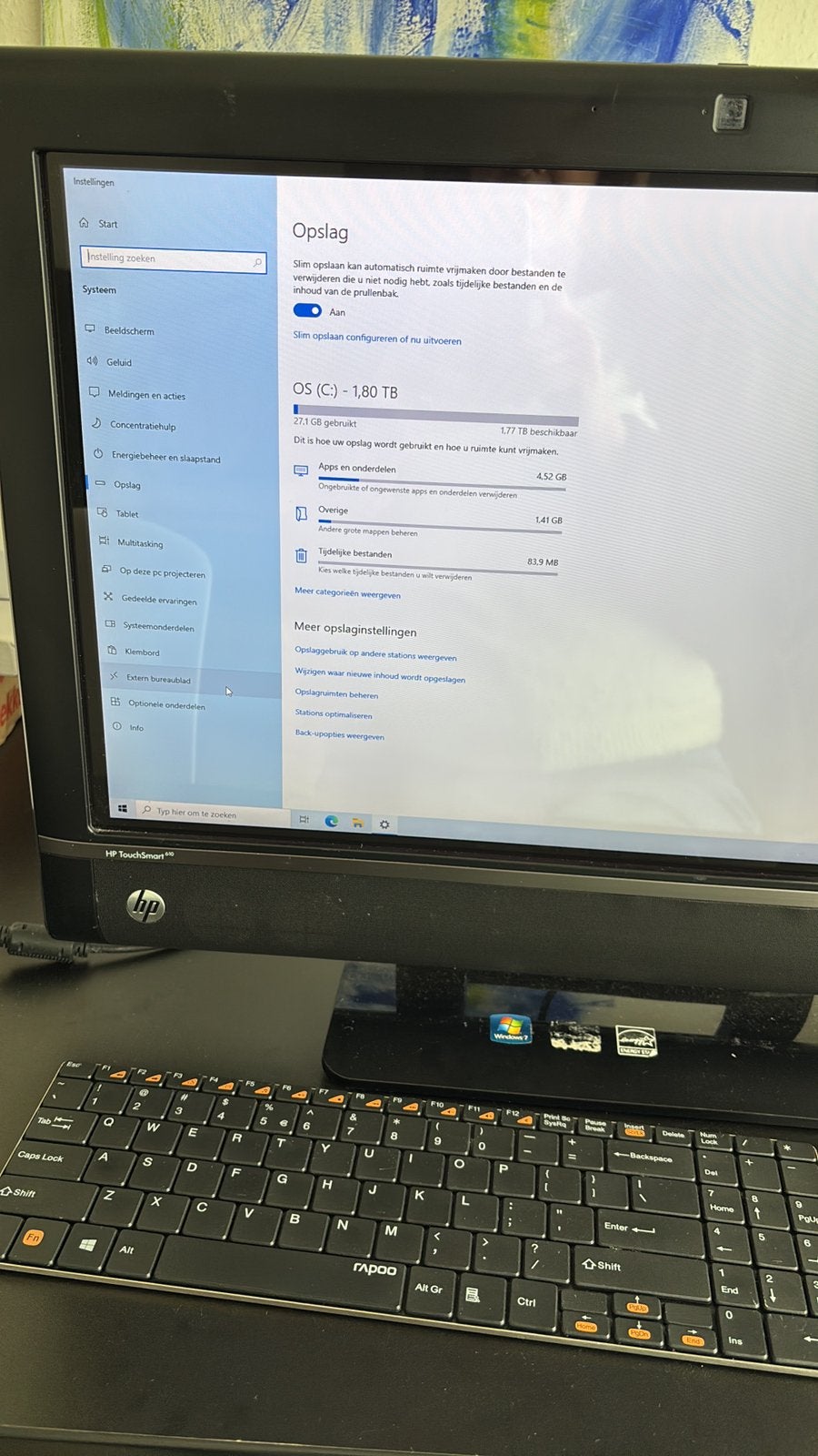 HP TouchSmart 610 PC, Ophalen, Gebruikt, Onbekend