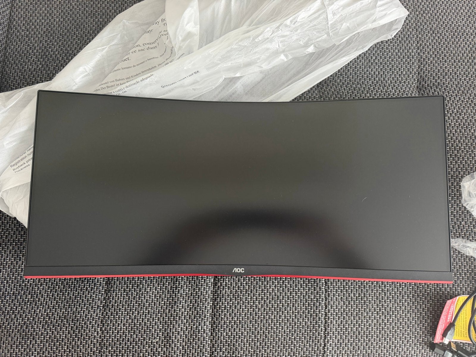 AOC CU34G2XP Gaming Monitor - 34 inch, 180Hz, Curved, Computers en Software, Monitoren, Zo goed als nieuw, 151 t/m 200 Hz, DisplayPort