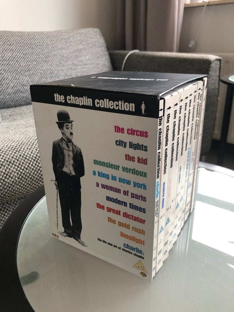 DVD box Charlie Chaplin, Alle leeftijden, Ophalen of Verzenden, Zo goed als nieuw, Actiekomedie