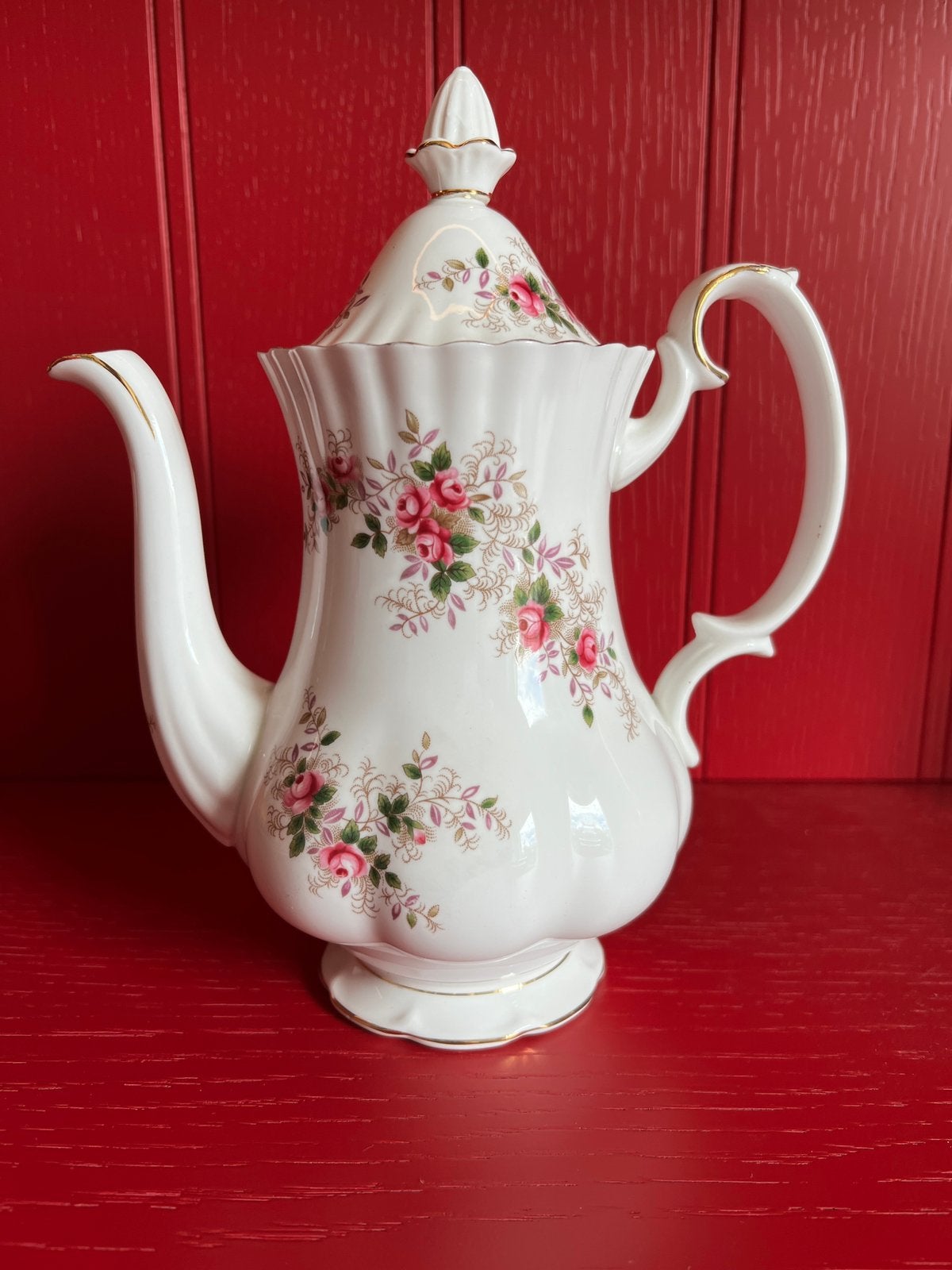 Royal Albert “Lavender rose” koffiepot, Ophalen