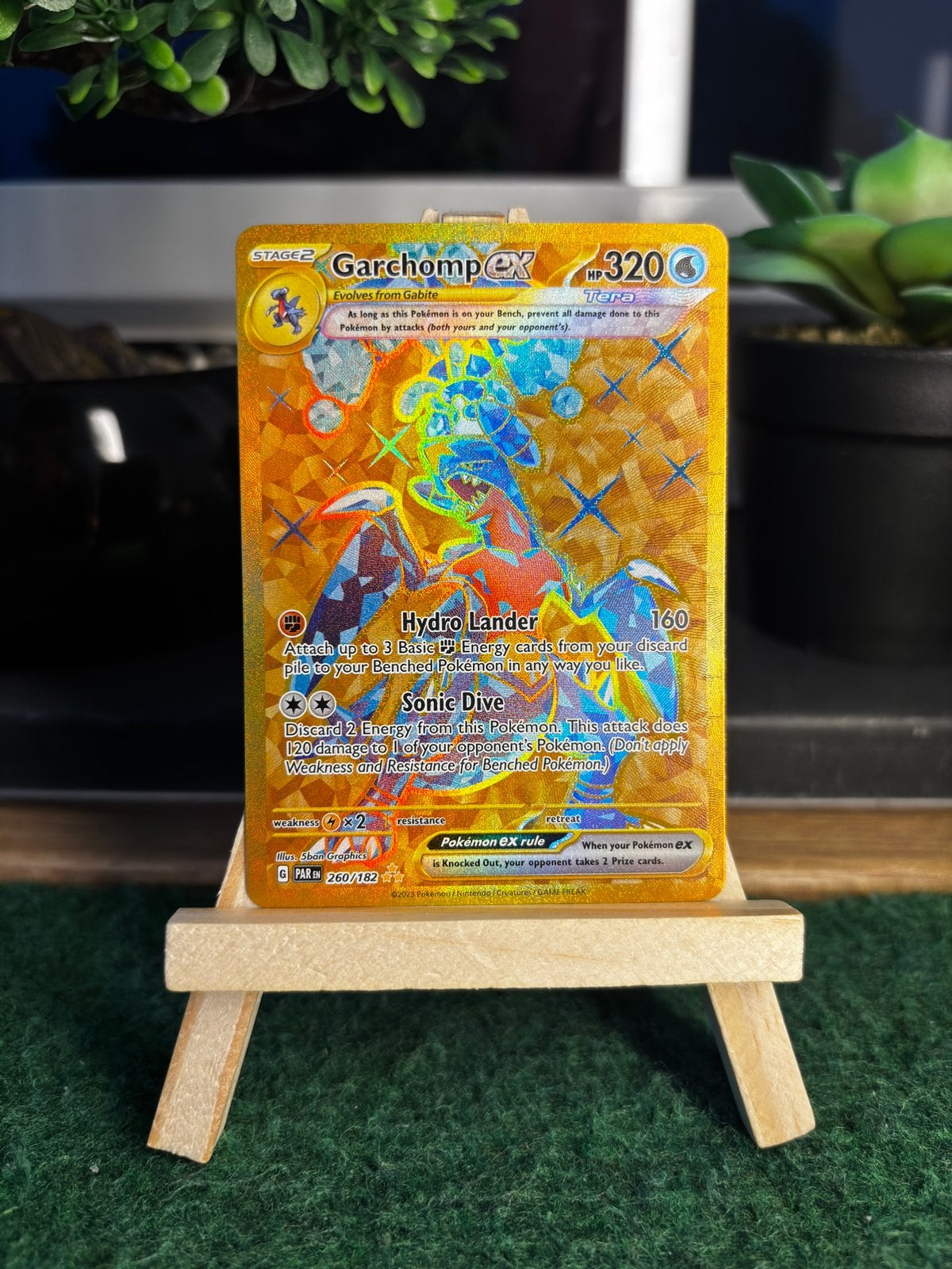 Pokémon Garchomp EX (260/182), Ophalen of Verzenden, Nieuw, Losse kaart, Foil