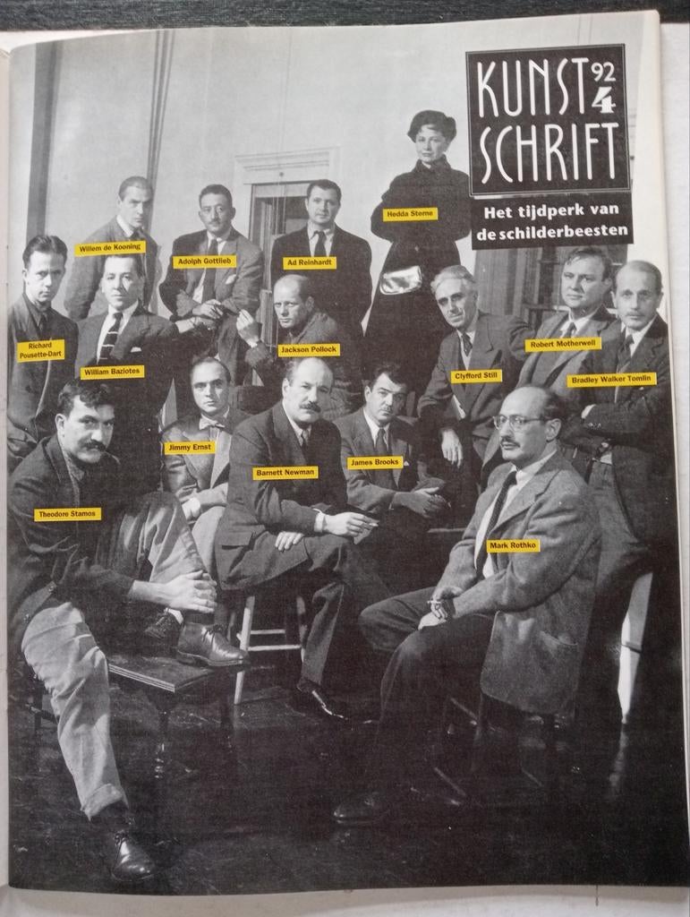 Jackson Pollock Willem de Kooning Barnett Newman Franz Kline, Boeken, Ophalen of Verzenden, Zo goed als nieuw, Overige typen