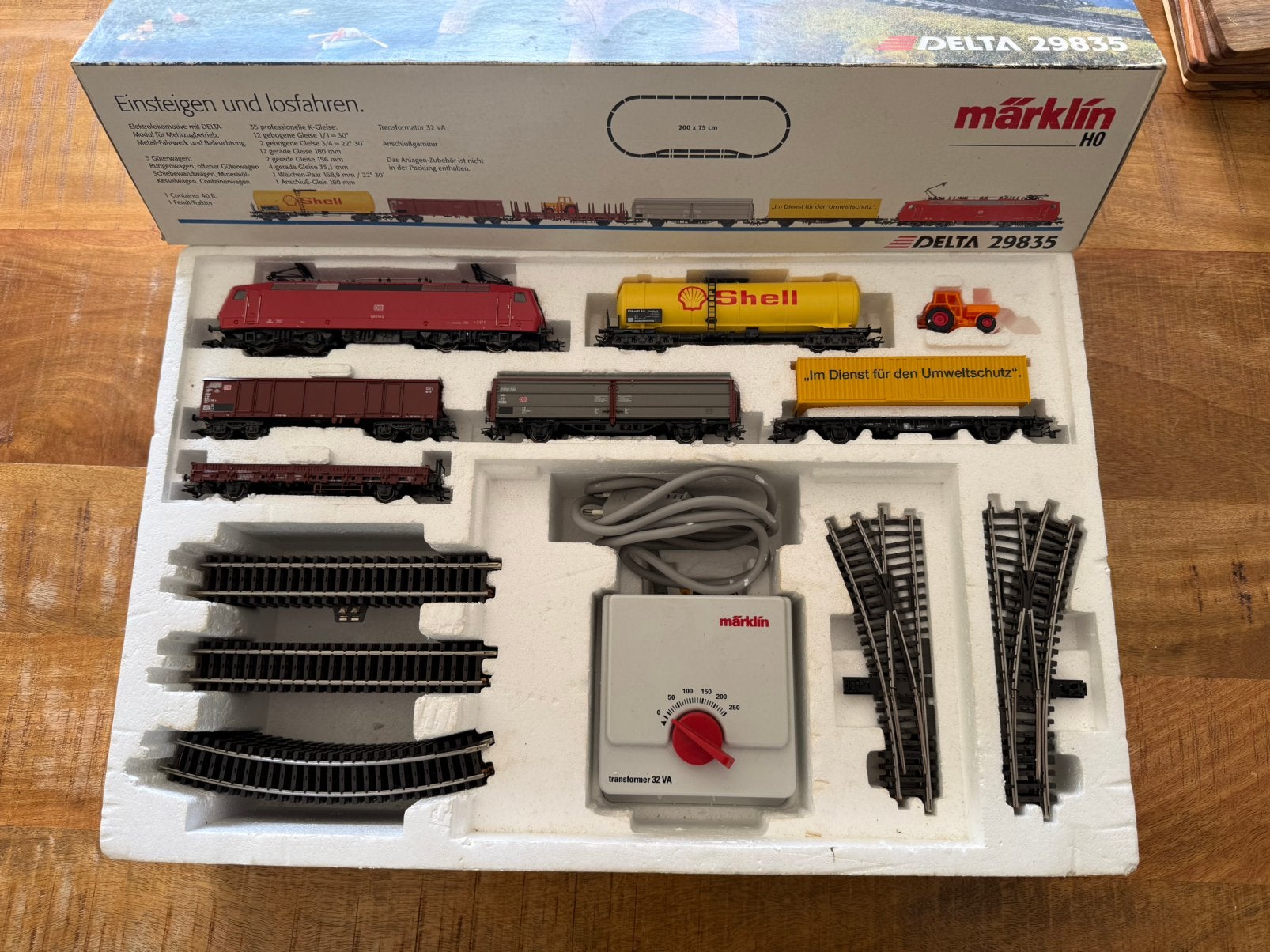 Marklin startset 29835 Delta Digitaal K Rails nette staat, Wisselstroom, Treinset, Ophalen of Verzenden, Zo goed als nieuw