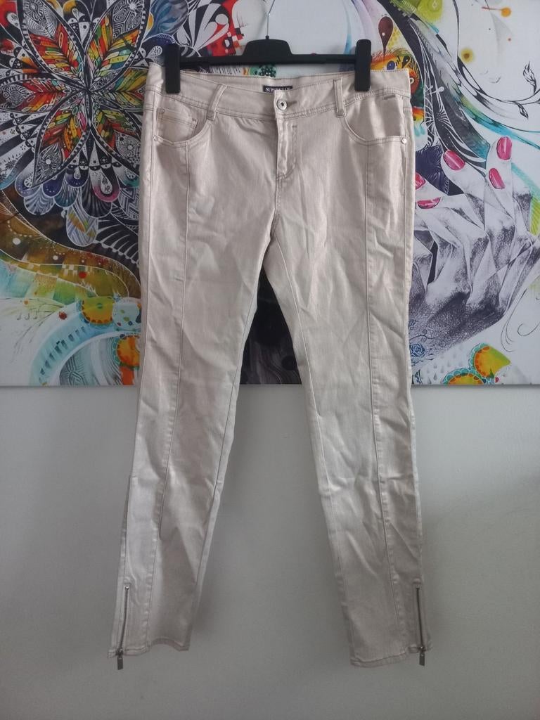Superstar broek maat 44, Beige, Maat 42/44 (L), Ophalen of Verzenden, Zo goed als nieuw