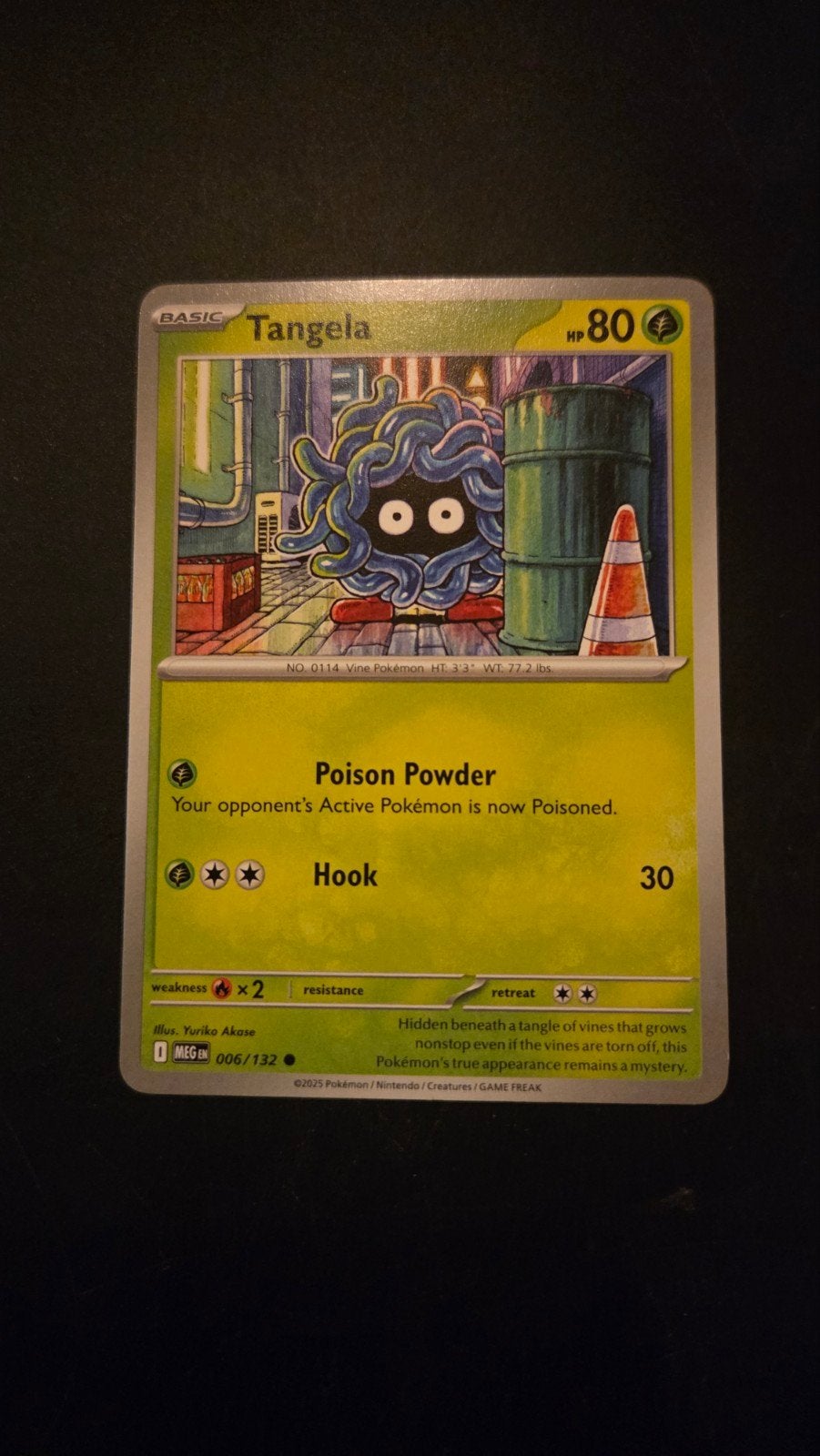 Pokémon Kaart: Tangela 006/132 - Mega Evolution Set, Verzenden, Zo goed als nieuw, Losse kaart