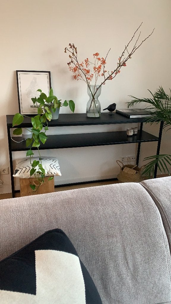 Wandtafel zwart, Ophalen, 50 tot 100 cm, Zo goed als nieuw, Modern