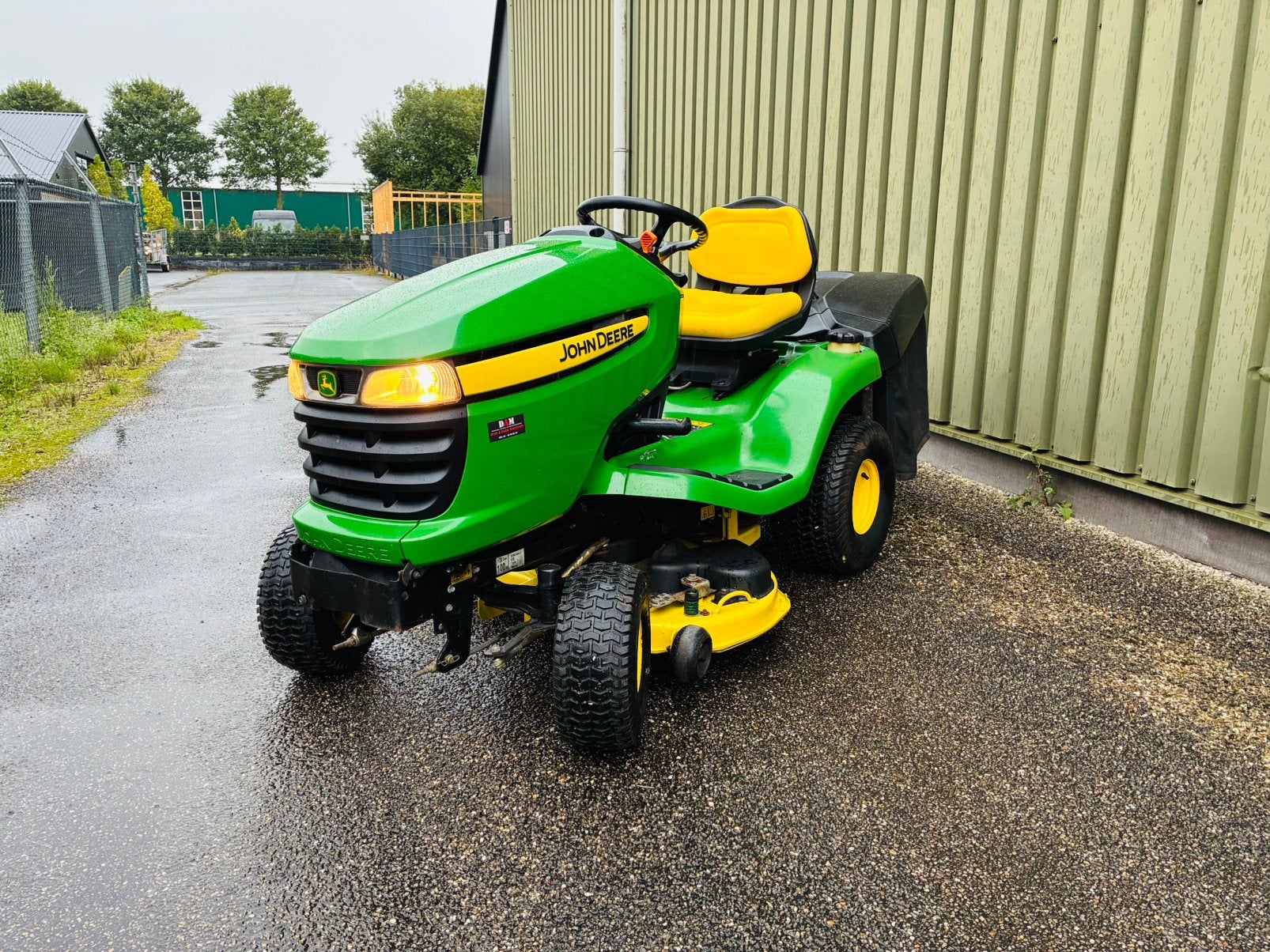 Nette robuuste John Deere X300R zitmaaier hydro 2 cilinder!, Tuin en Terras, Ophalen, Gebruikt
