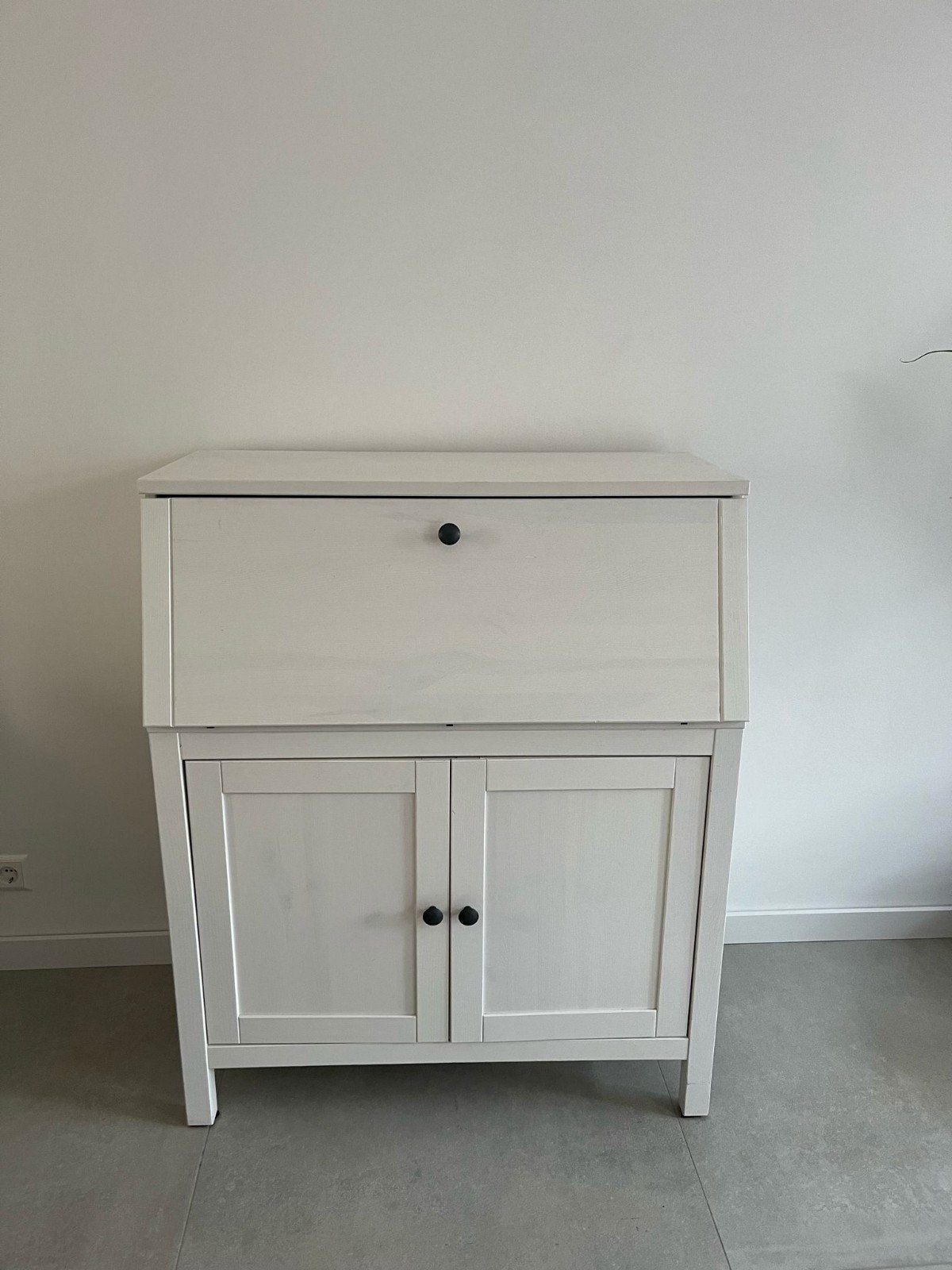 IKEA HEMNES Bureau/secretaire wit, Ophalen of Verzenden, Gebruikt, Scandinavisch, Landelijk