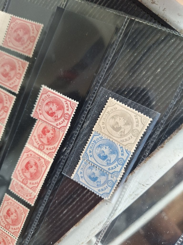 Curacao partijtje oude postzegels postfris, Verzenden, Postfris