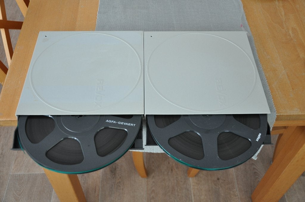 26 cm spoelen met band in orginele dozen, Ophalen of Verzenden, Onderdeel, Met banden
