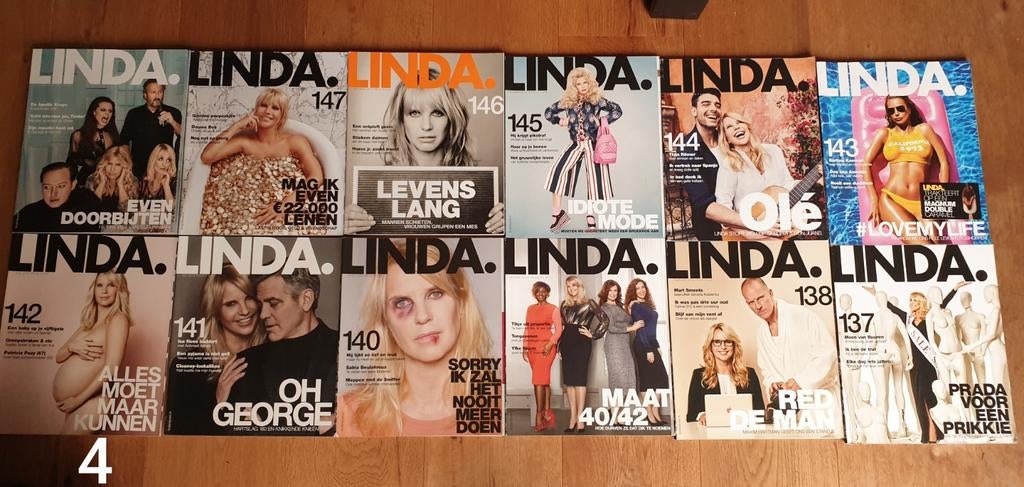 Tijdschriften Linda. Jaargang 2016. Compleet., Boeken, Tijdschriften en Kranten, Ophalen of Verzenden, Gelezen, Glossy
