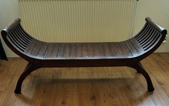 Cleopatra bankje, hal bankje voor bijzet of voor de sier, Ophalen, Minder dan 75 cm, Tweepersoons, Zo goed als nieuw