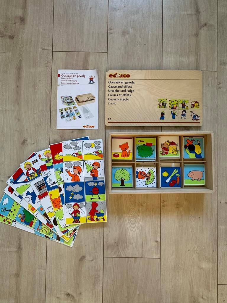 EDUCO Oorzaak en Gevolg - Educatief Speelgoed Kleuters, Kinderen en Baby's, Speelgoed | Educatief en Creatief, Ophalen of Verzenden
