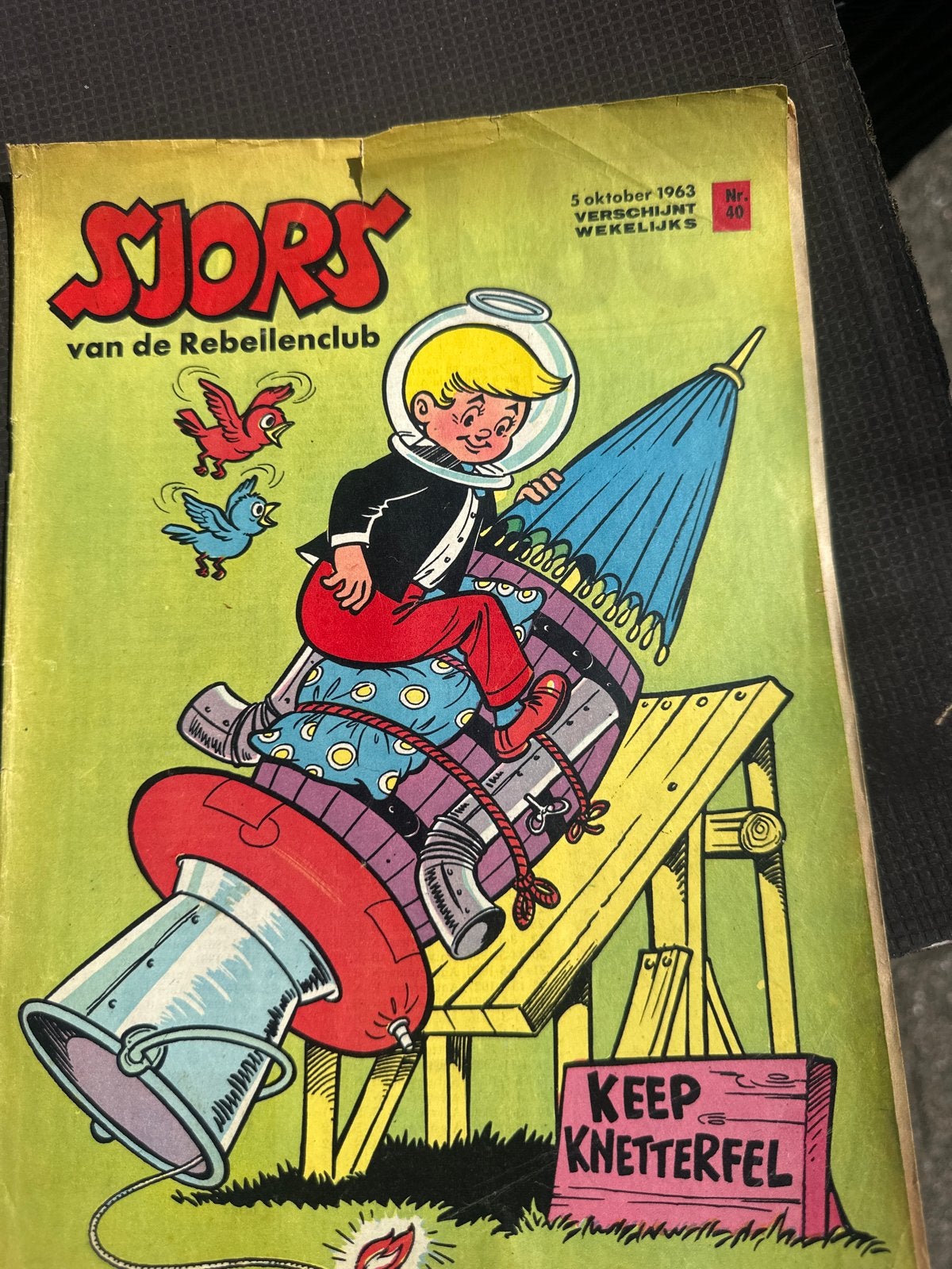 Sjors van de Rebellenclub - 10 stuks uit 1963, Verzenden, Gelezen, Overige typen