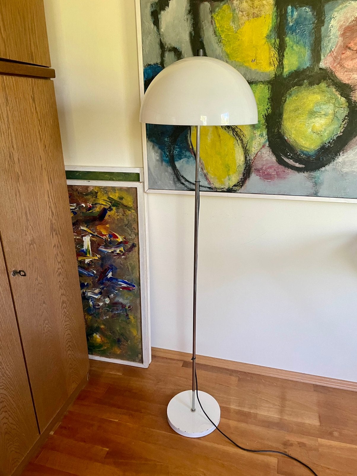 Vintage space age lamp seventies Helsingin Kaasuvalo Finland, Huis en Inrichting, Ophalen of Verzenden, Zo goed als nieuw