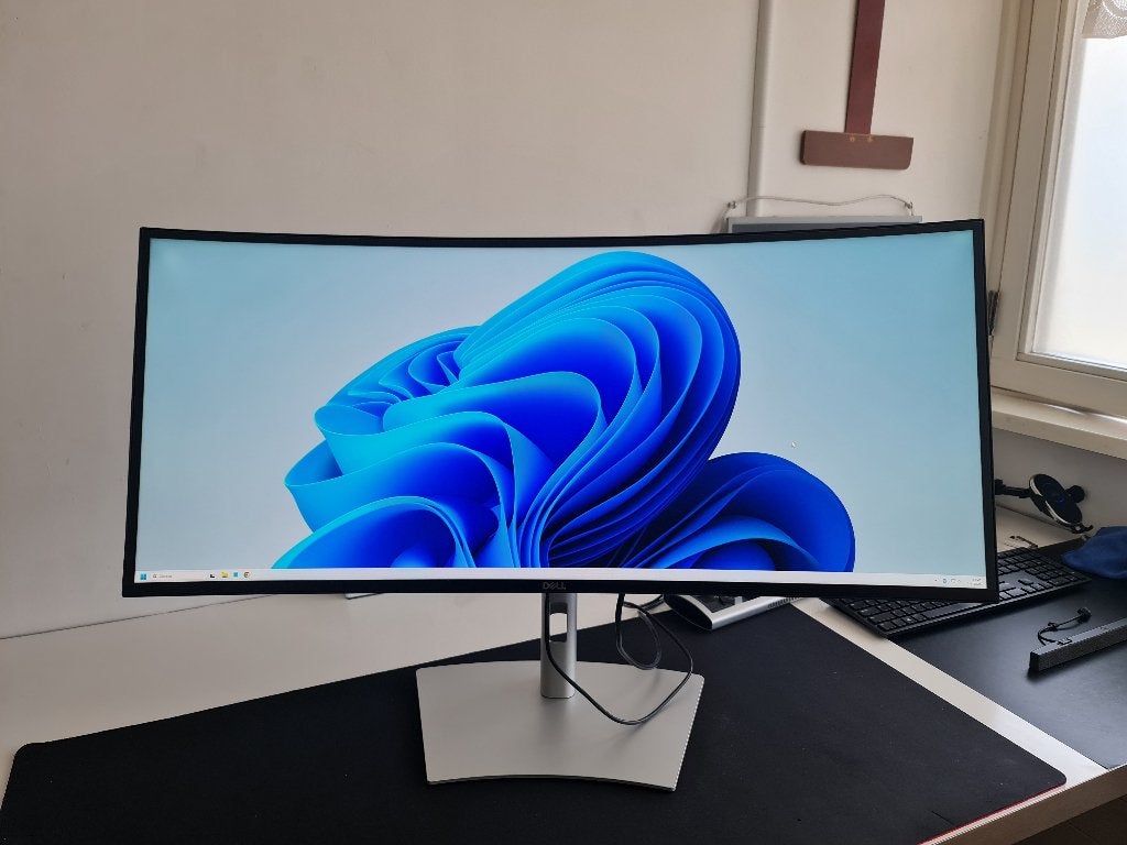 Dell Ultrasharp U3421WE met aandacht punt, Ophalen, Gebruikt, IPS, USB-C