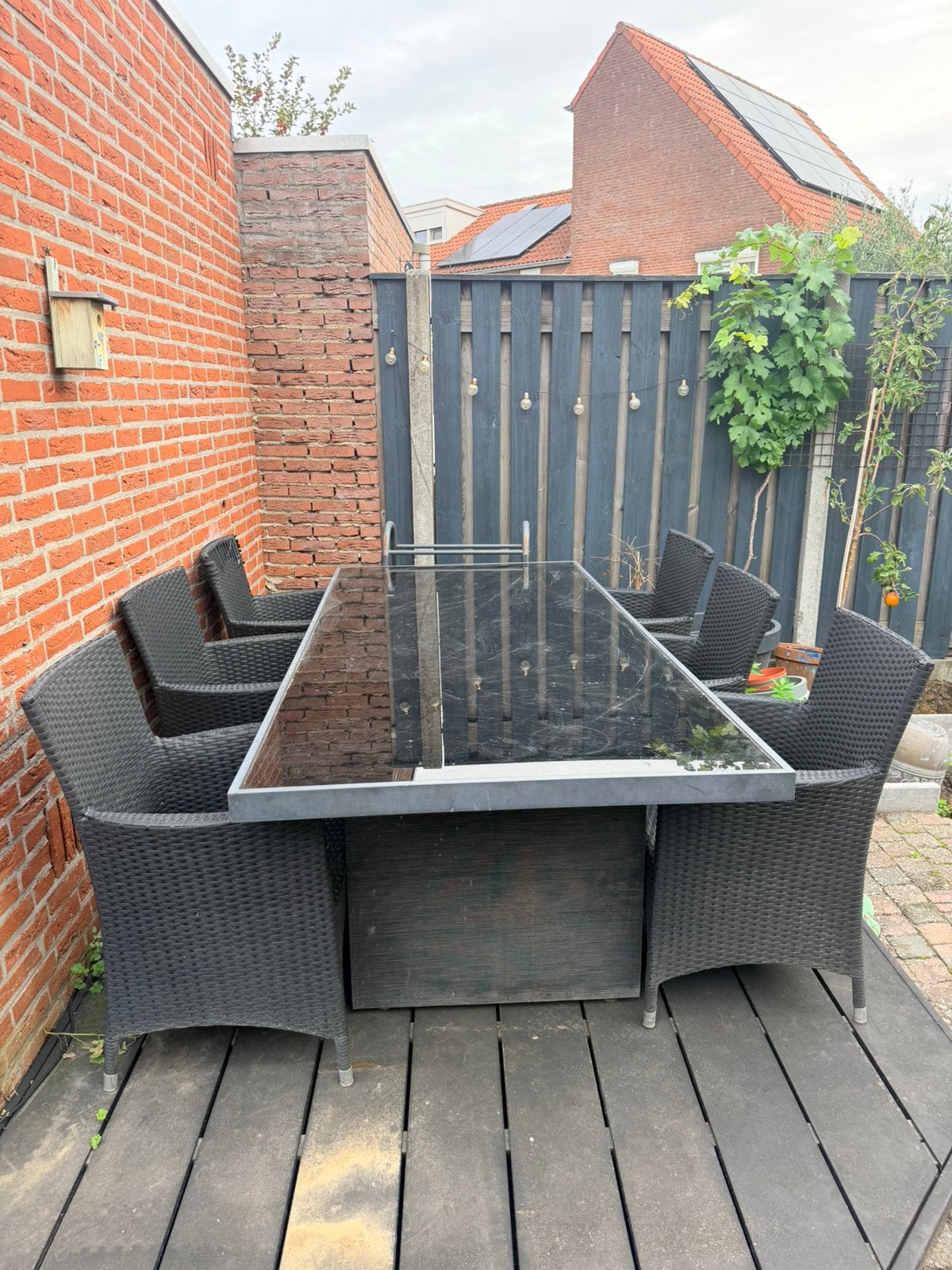 Bois le duc tuinset, Tuin en Terras, Ophalen, Kunststof, Gebruikt, 6 zitplaatsen