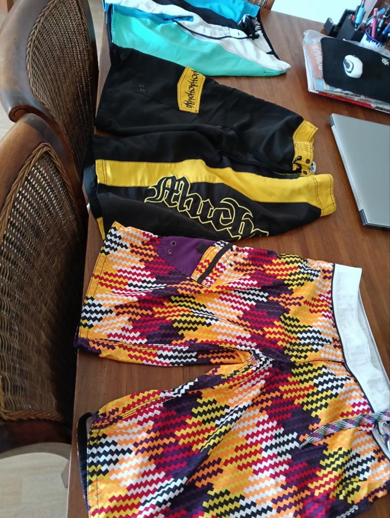3x Heren/jongens korte broek recreatie, Overige kleuren, Brunotti, Overige maten, Ophalen of Verzenden