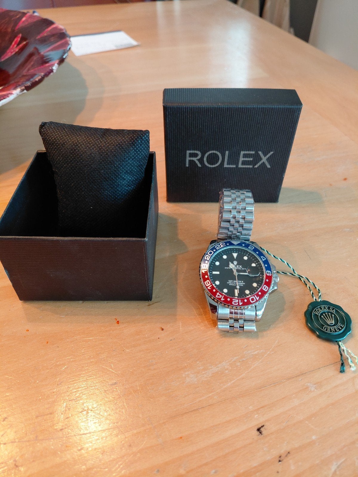 PRACHTIG NIEUWE ROLEX GMT MASTER 2 MET CHRONOMETER, OYSTER P, Ophalen of Verzenden, Nieuw, Staal, Rolex