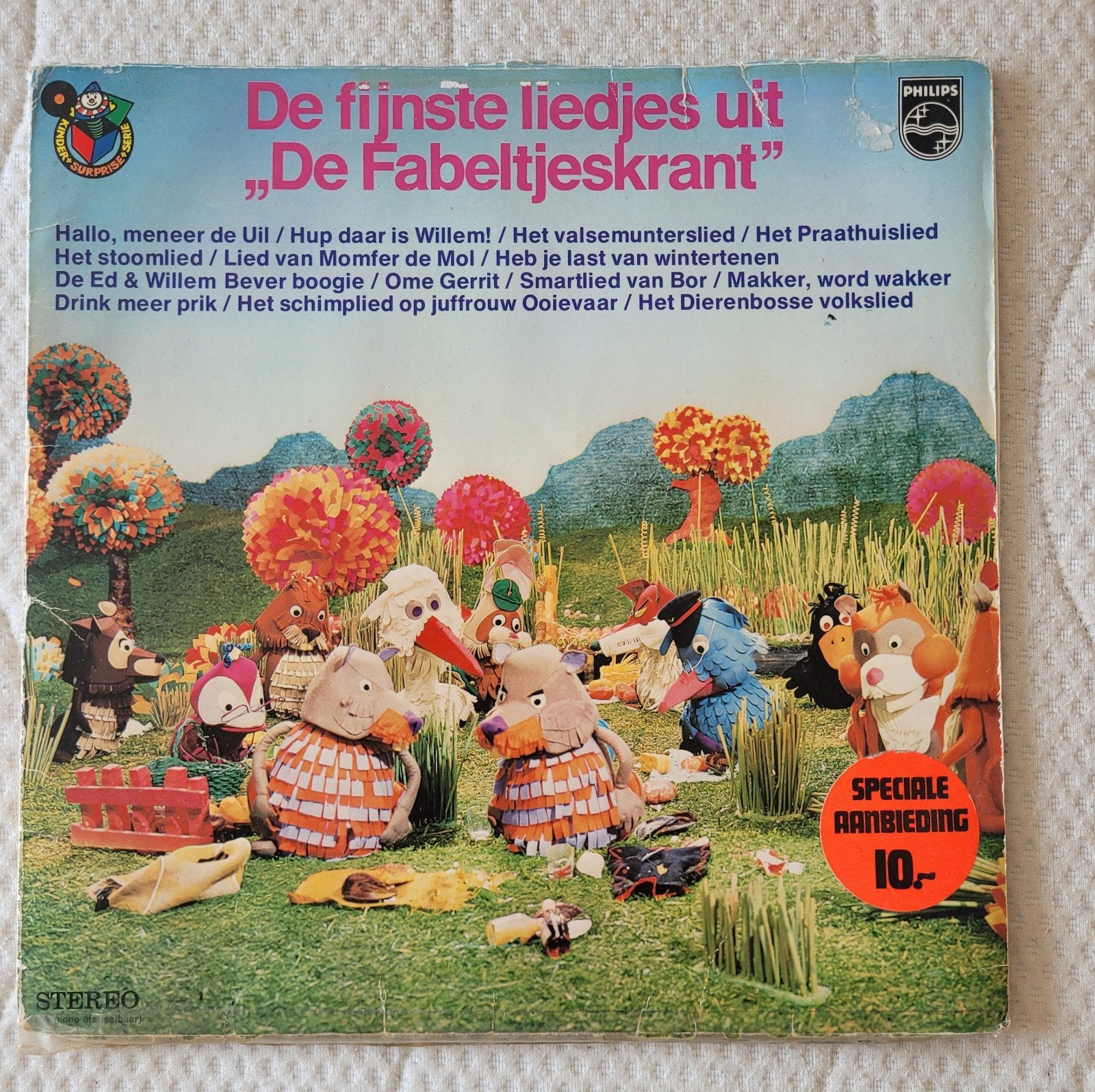 De fijnste liedjes uit "De Fabeltjeskrant" LP, LP, Gebruikt, Tot 2 jaar, Ophalen of Verzenden