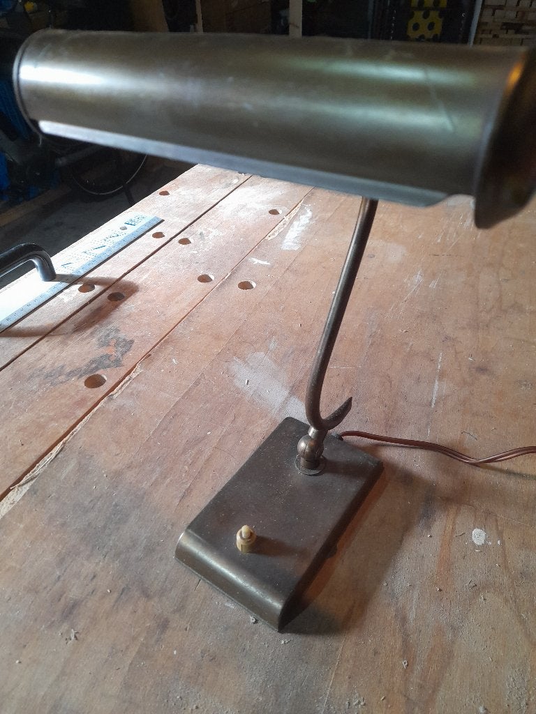 Pianolamp, Ophalen, Bureaulamp, Gebruikt, E14 (klein)