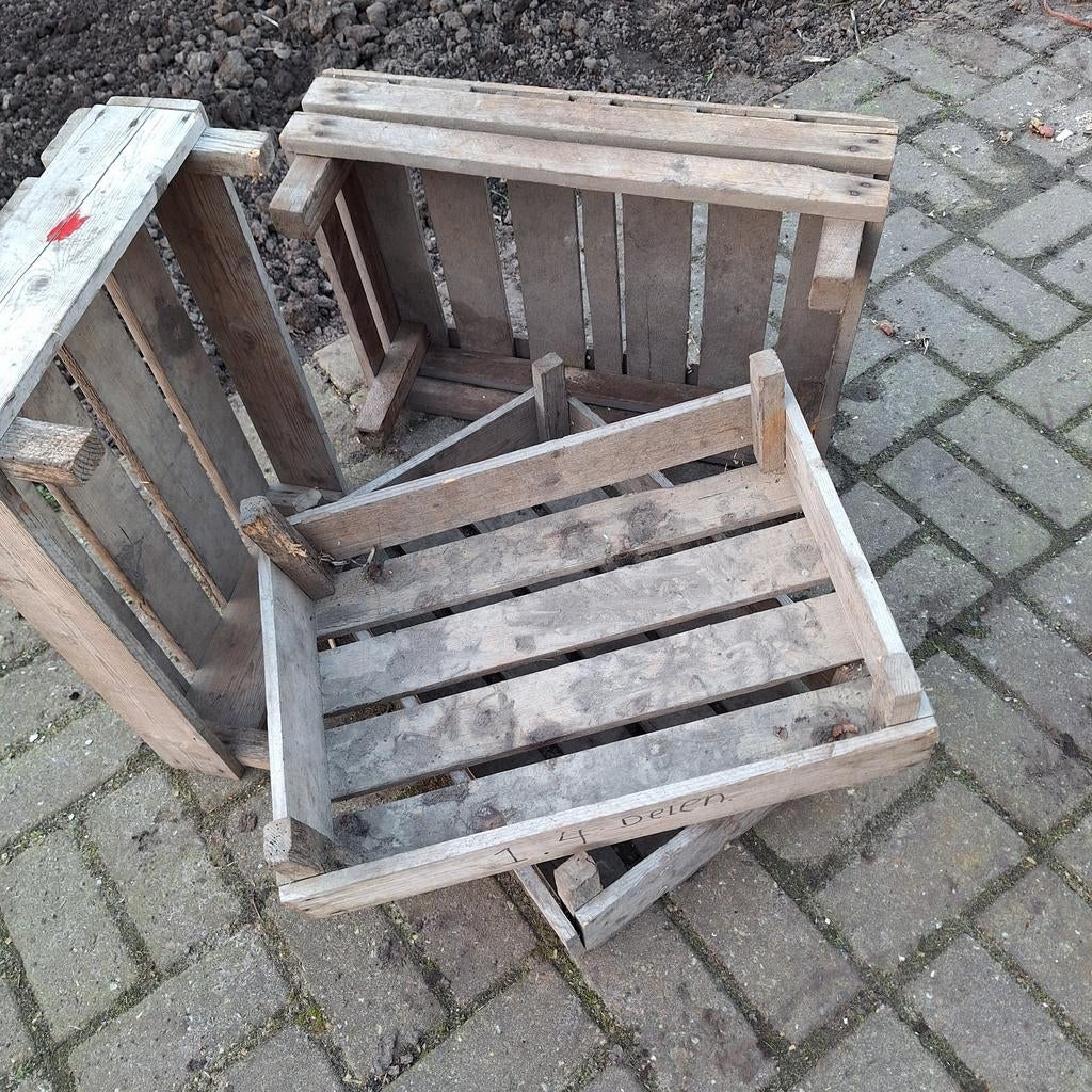 Fruitkistjes, aardappelkistjes, houten kistjes, Ophalen of Verzenden