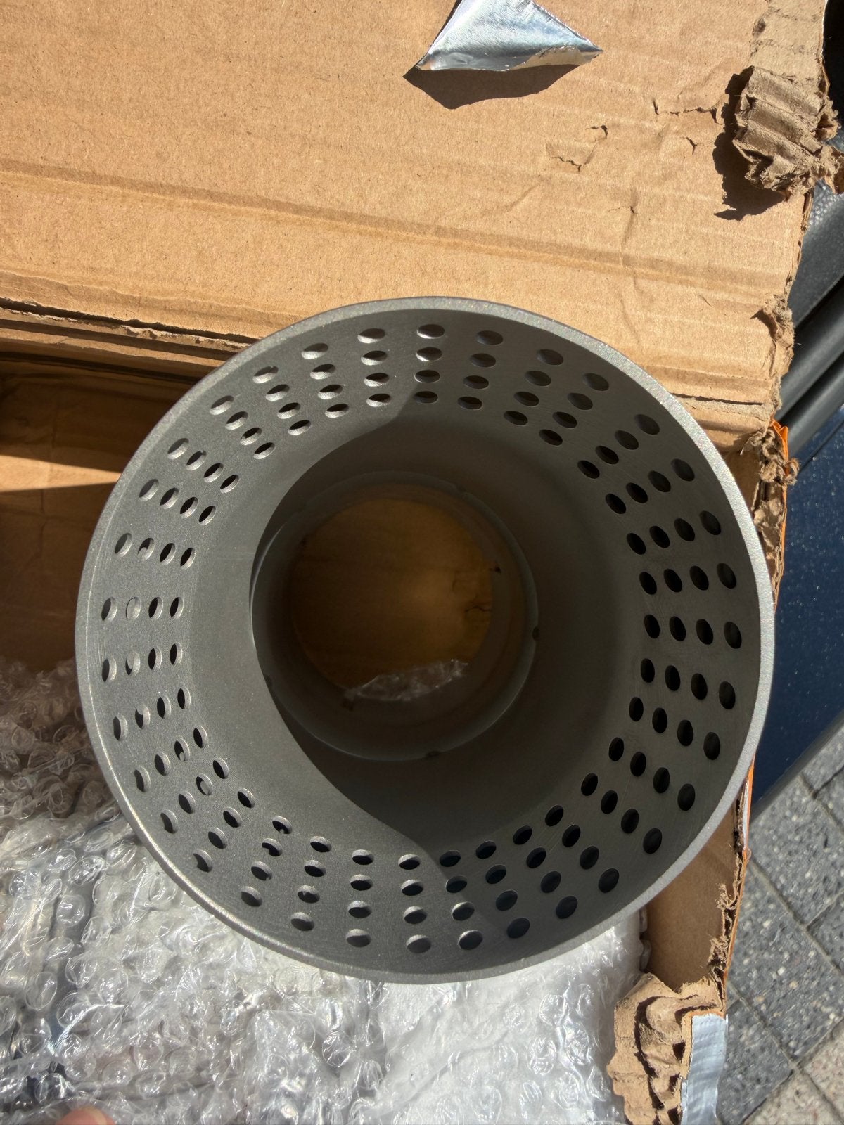Akrapovic uitlaatsierstukken Golf 7/7.5 GTI (2 stuks), Ophalen of Verzenden, Gebruikt, Volkswagen