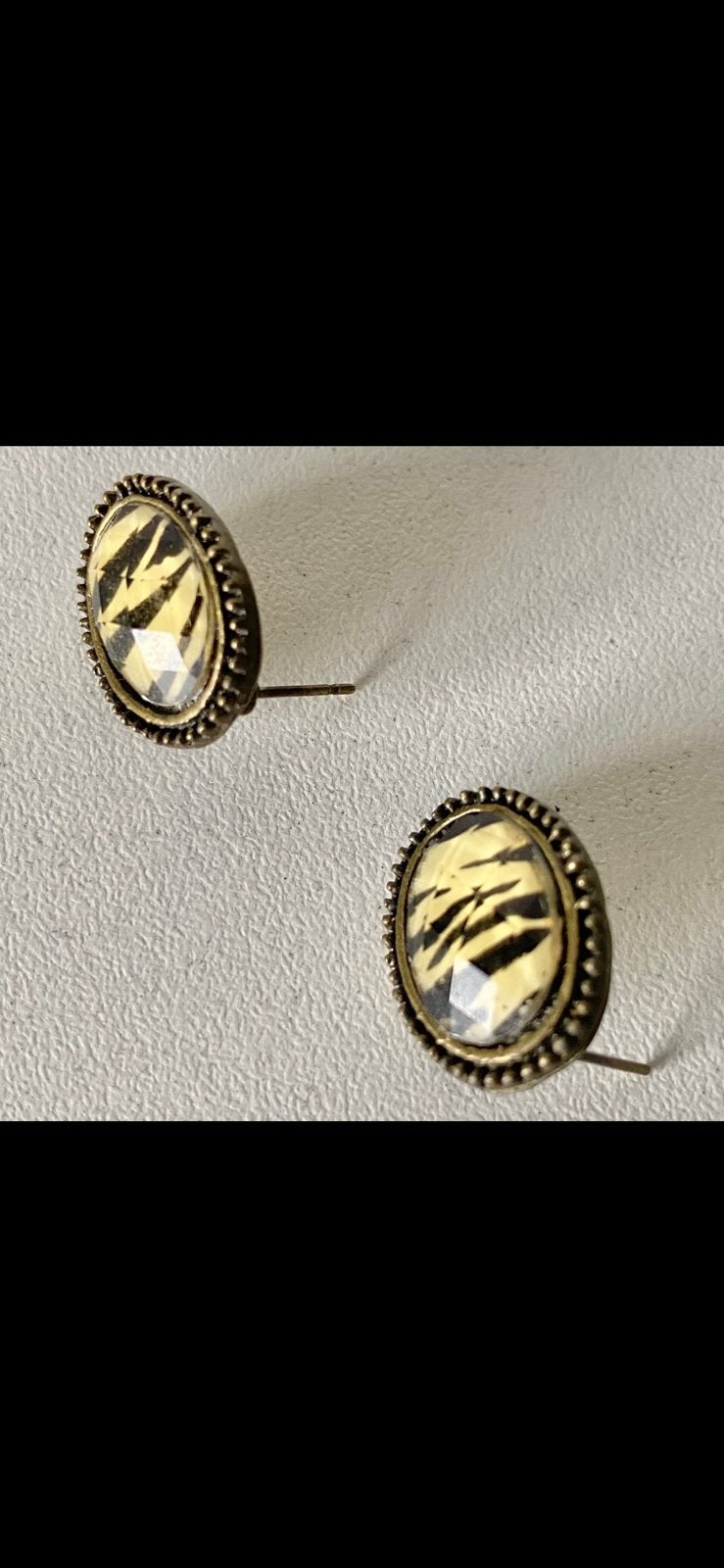 vintage JAREN 2000/‘10 RETRO-STIJL OORSTEKERS ‘TIJGER’, Ophalen of Verzenden, Zo goed als nieuw, Overige materialen, Knopjes of Stekers