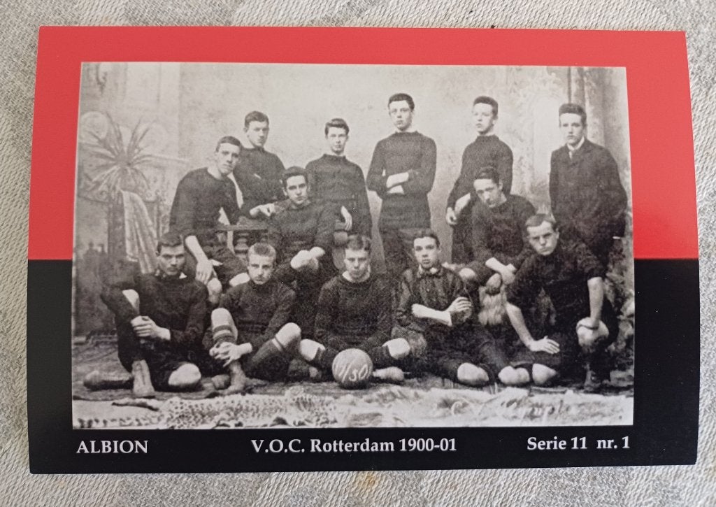 Complete serie van 10 foto kaarten VOC Rotterdam, Ophalen of Verzenden, Zo goed als nieuw, Overige binnenlandse clubs, Poster, Plaatje of Sticker