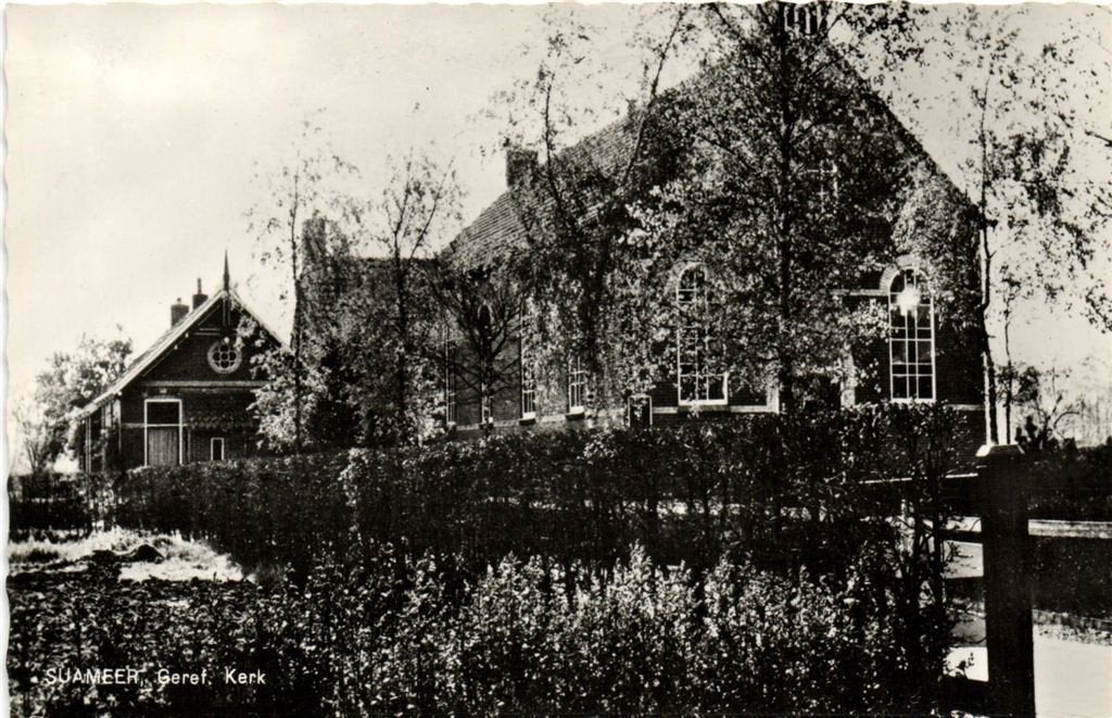Suameer, Geref. Kerk - ongelopen, Verzenden, 1940 tot 1960, Ongelopen, Noord-Brabant