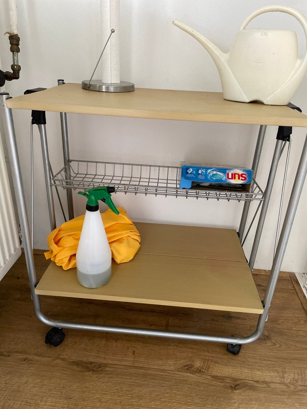 Praktische trolley op wielen, Ophalen of Verzenden, Gebruikt