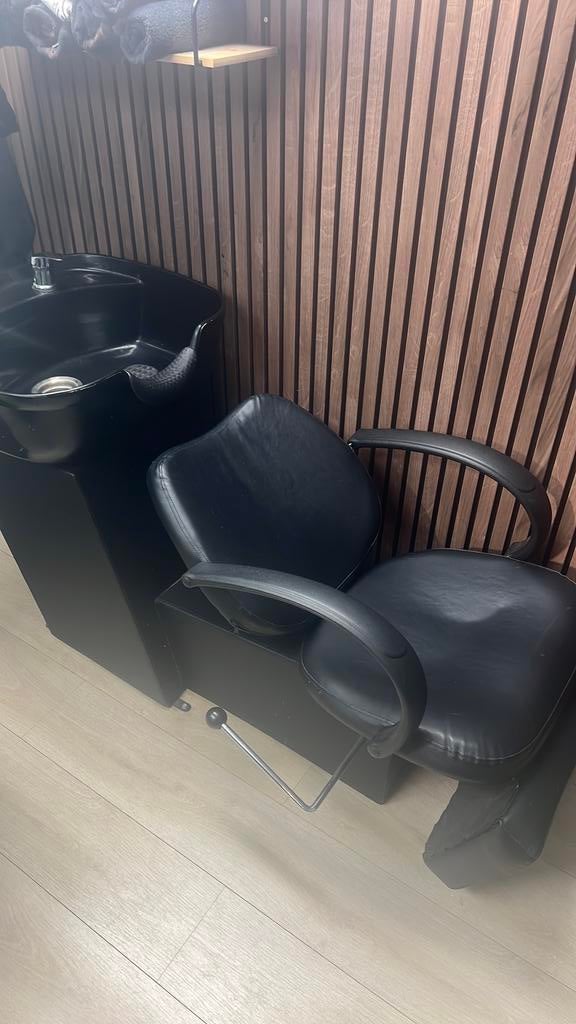Wasbak zwart kapsalon, Ophalen of Verzenden, Zo goed als nieuw, 75 tot 100 cm, 50 tot 75 cm