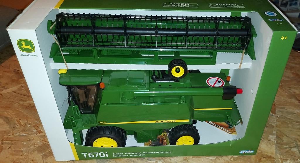 John deere combine van bruder NIEUW, Ophalen of Verzenden, Nieuw