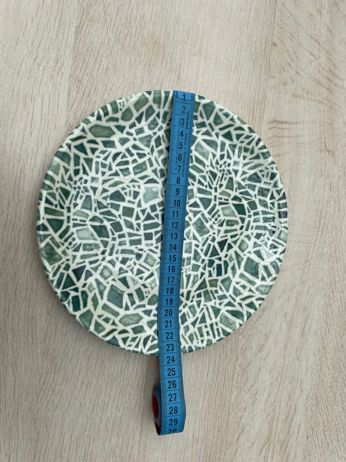 Tognana Attitude Emerald platte borden 23cm 9 stuks, Ophalen, Keramiek, Zo goed als nieuw, Bord(en)