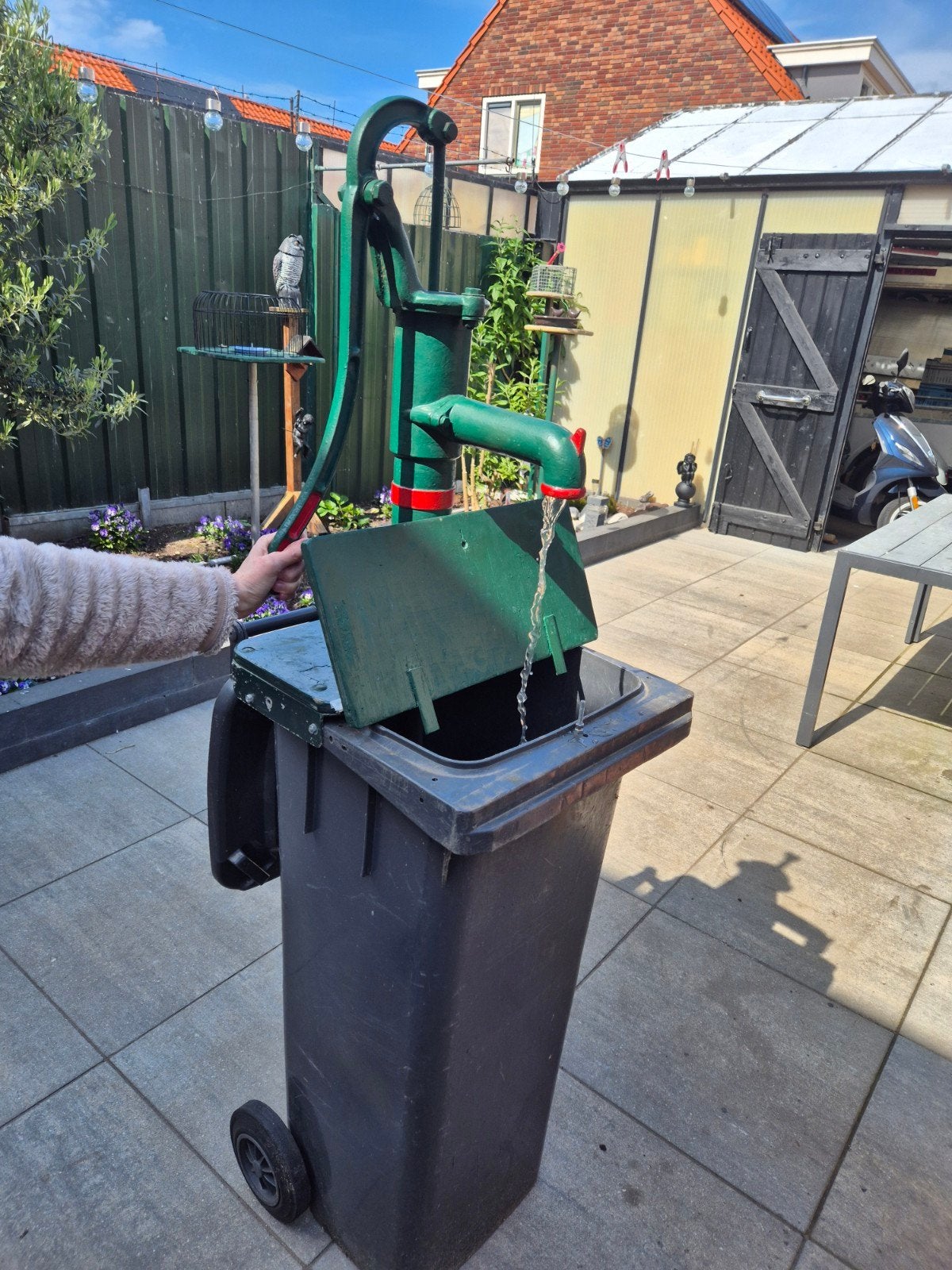 Zwengelpomp / Handpomp - Waterpomp voor tuin of vijver, Tuin en Terras, Waterpompen, Ophalen, Gebruikt, Handmatig, Overige typen