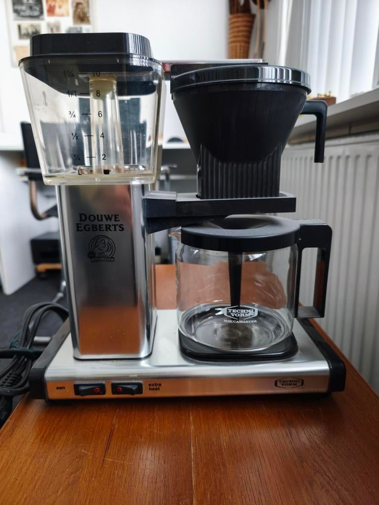 Douwe Egberts Moccamaster met extra koffiepot, Witgoed en Apparatuur, Koffiezetapparaten, Ophalen
