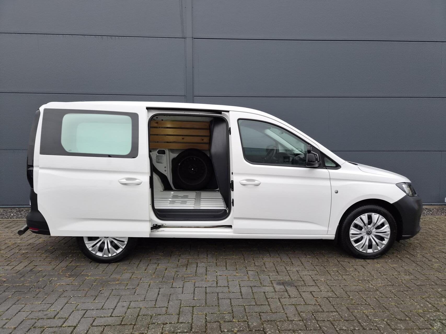 Volkswagen Caddy Maxi 1.5 TGI Airco Cruise 131pk 100% onderh, Auto's, Euro 6, 4 cilinders, CNG (Aardgas), Volkswagen