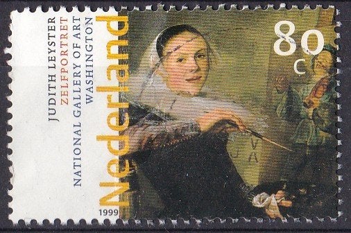 Schilderkunst – Judith Leyster – gebruikt – NVPH 1828, Ophalen of Verzenden, Na 1940, Gestempeld