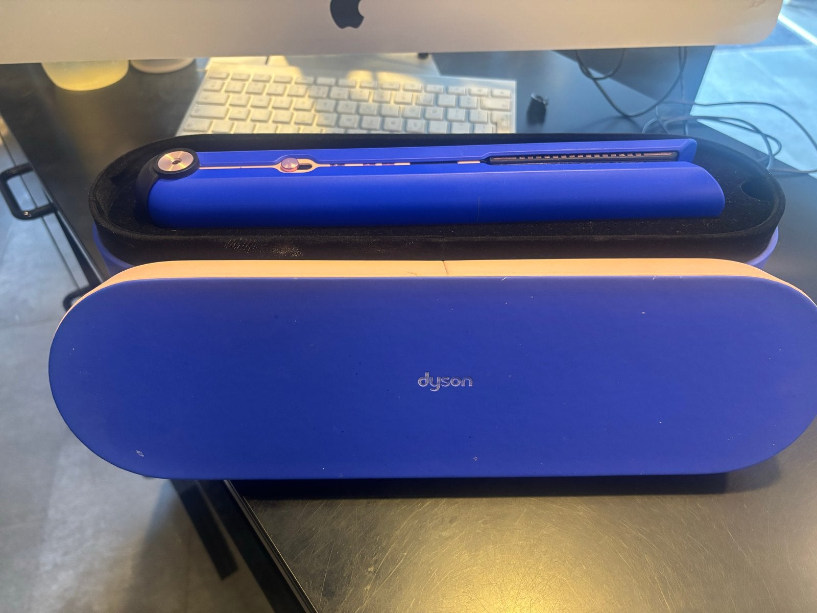 Dyson Corrale Stijltang - Blauw/Koper - Draadloos, Ophalen, Zo goed als nieuw, Haarverzorging