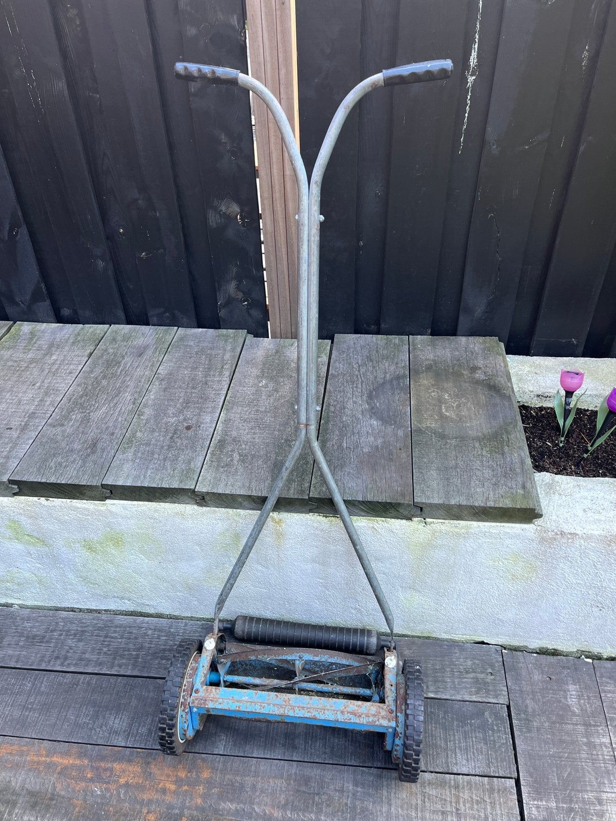 Grasmaaier Husqvarna, Tuin en Terras, Grasmaaiers, Ophalen, Gebruikt, Handgrasmaaier, 40 t/m 49 cm