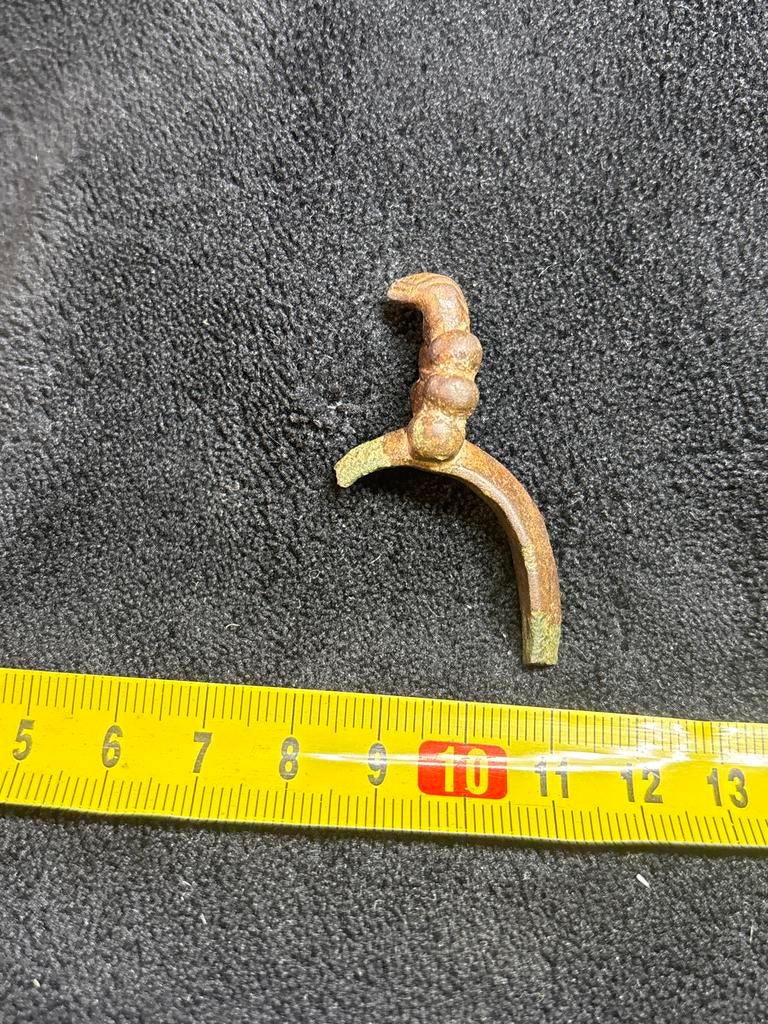 Keltisch Bronzen Ornament voor Drinkbeker - Antiek, Antiek en Kunst, Ophalen of Verzenden