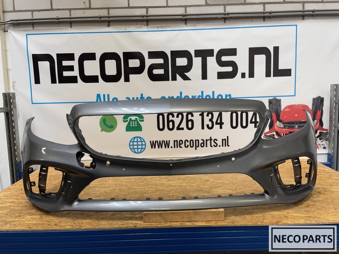 C KLASSE W205 FACELIFT AMG BUMPER ORIGINEEL A2058856002, Gebruikt, -, Ophalen of Verzenden, Bumper