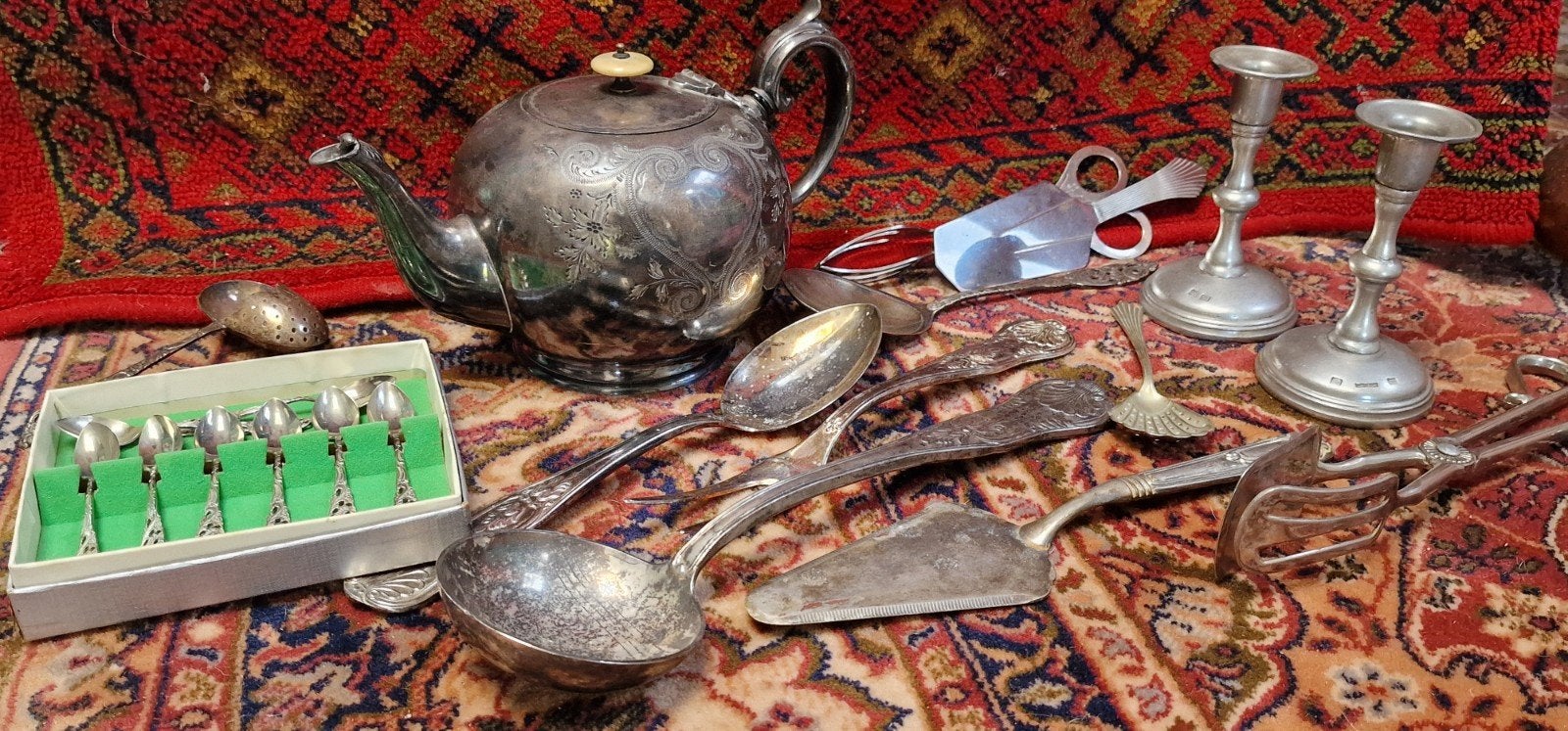 Mooie brocante set uit Engelse boedel, leuk voor styling /, Ophalen of Verzenden
