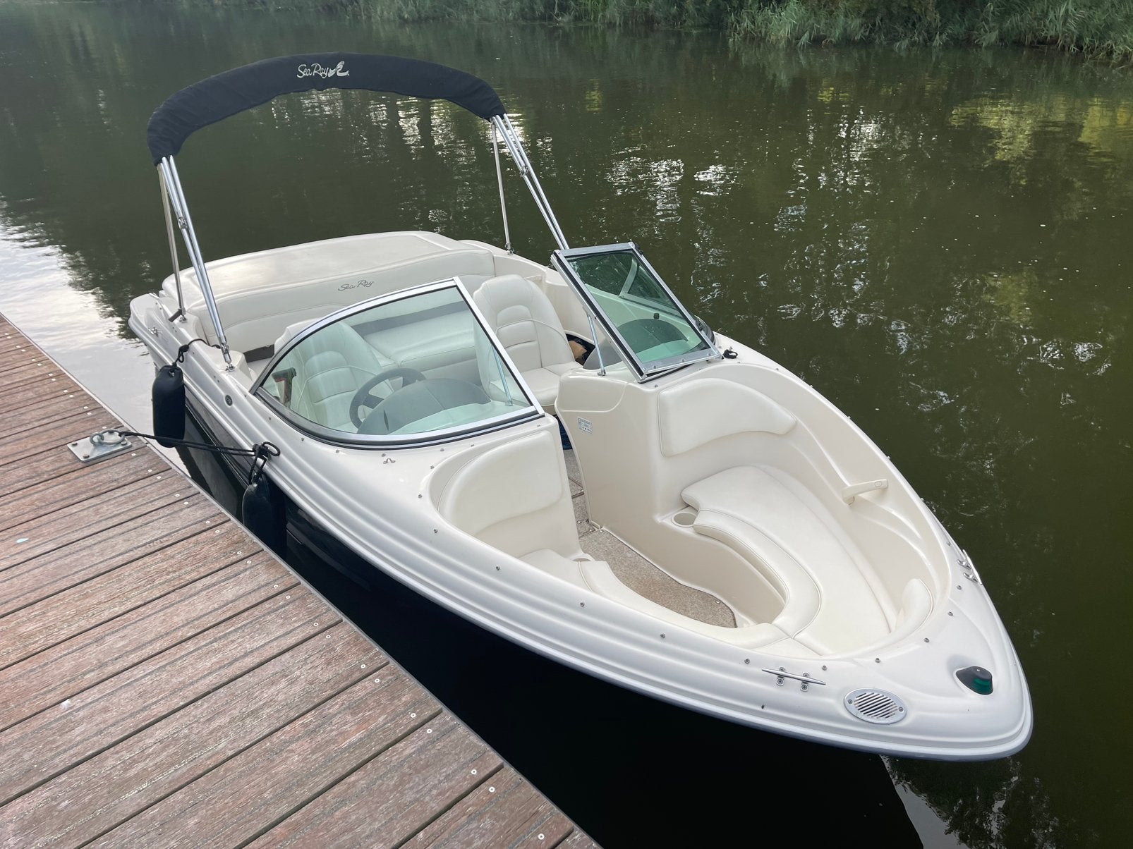 Sea Ray 175 Sport - goed onderhouden boot uit 2009, Ophalen, Gebruikt, Binnenboordmotor, 120 tot 200 pk