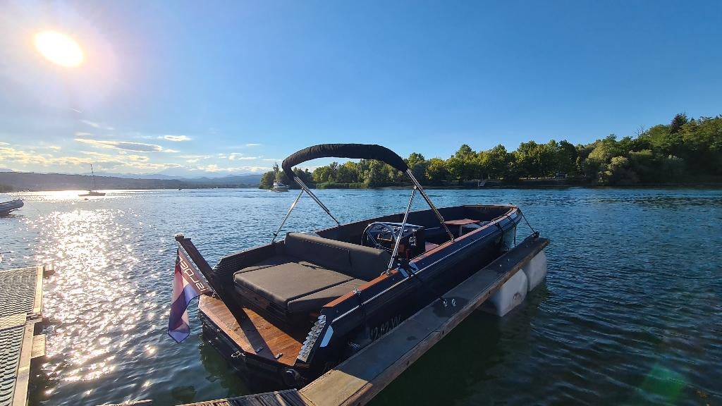 I-sloep Rapida 777 –  80 pk diesel | Incl. trailer, Watersport en Boten, Sloepen, Gebruikt, Polyester, Ophalen