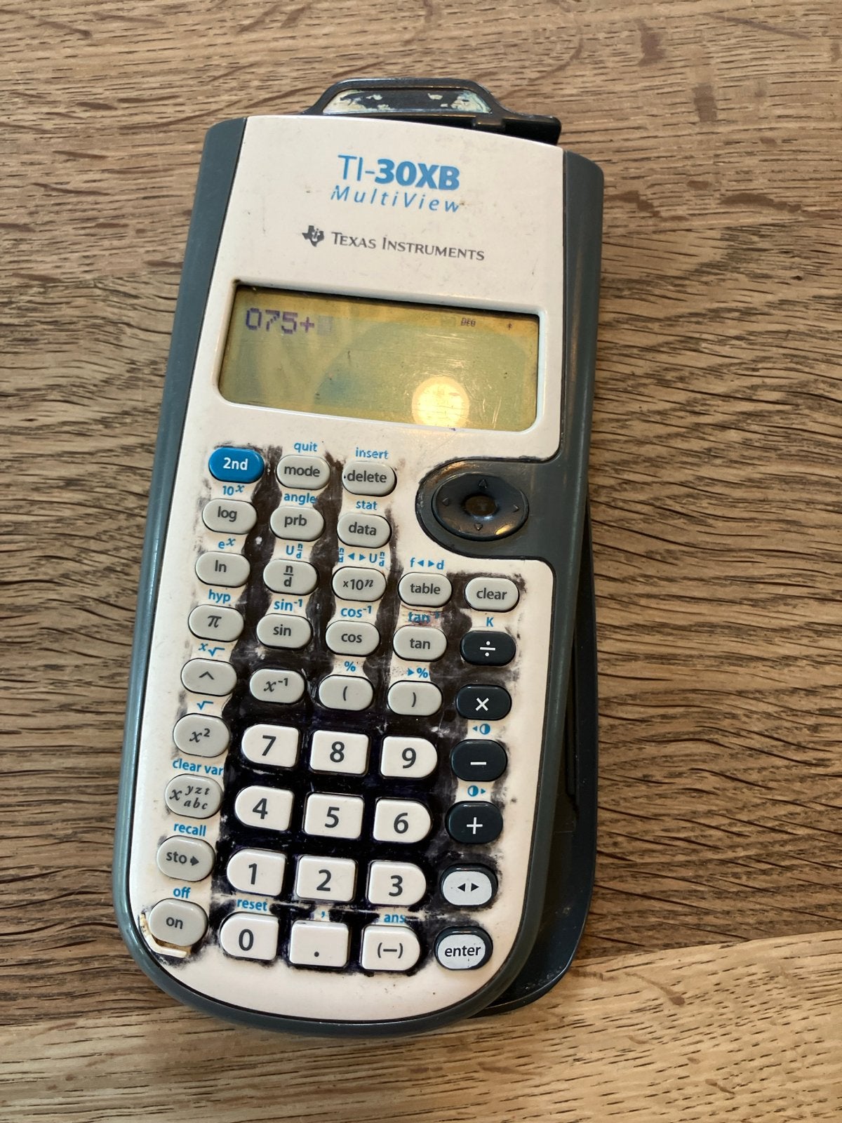 Grafisch rekenmachine, Texas Instruments TI-30XB, Ophalen of Verzenden, Gebruikt