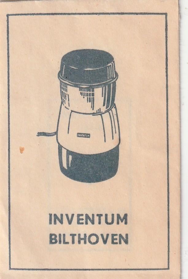 Suikerzakje #1171 : Inventum Bilthoven, Verzenden, Nederland